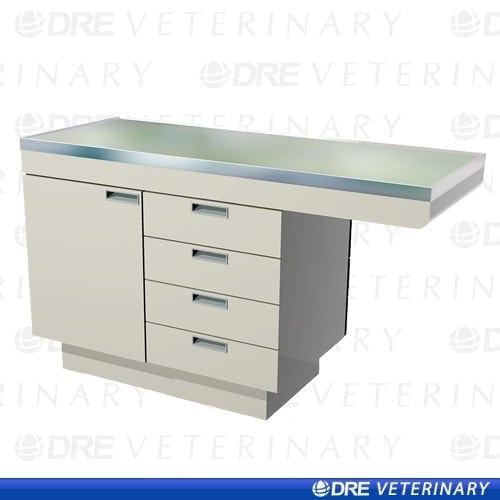 Millwork Cabinet Style Examination Table with Knee Space - 44" with Laminated Top